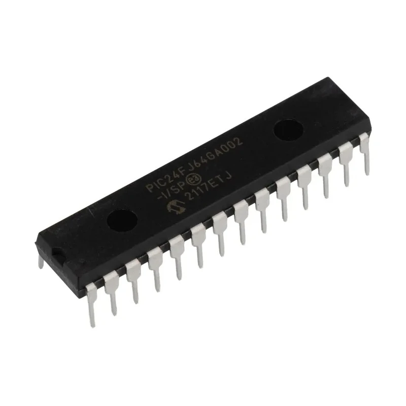 Microchip PIC24FJ64GA002-I/SP 16 bit PIC Microcontroller 32 MHz 64kB FLASH 28-Pin SPDIP PIC24FJ64GA002-I/SP