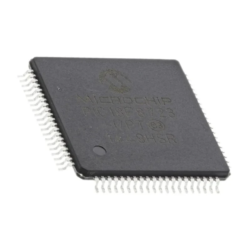 Microchip 8 bit PIC18F Microcontroller, 40 MHz, 128kB FLASH, 80-Pin TQFP PIC18F8723-I/PT