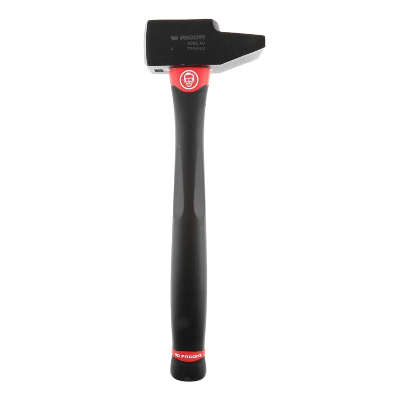 Facom Carbon Steel Head Engineer Hammer with Ergonomic Graphite Handle, 330mm Overall Length 200C.40PF