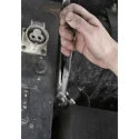 Facom 2-Piece 4-in-1 Double Box-End Ratchet Spanner Set, 8 to 19 mm, Steel, Satin Chrome Finish 64C.J2PB