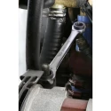 Facom 2-Piece 4-in-1 Double Box-End Ratchet Spanner Set, 8 to 19 mm, Steel, Satin Chrome Finish 64C.J2PB