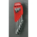 Facom 6-Piece Metric 15° Hinged Ratchet Combination Spanner Set 8 x 9 to 17 x 19 mm 65.JP6PF