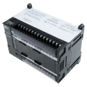 Omron CP1L Series Programmable Logic Controller CPU, 24 DC Inputs, 16 Transistor Outputs, USB Communication, DIN Rail Mount 