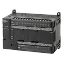 Omron CP1L Series Programmable Logic Controller CPU, 24 DC Inputs, 16 Transistor Outputs, USB Communication, DIN Rail Mount 