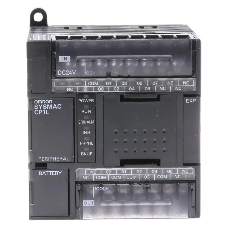 Omron CP1L Series PLC CPU, 8-Input DC Input, 6 Outputs Relay Output, USB Communication, Ladder Logic, DIN Rail Mount 