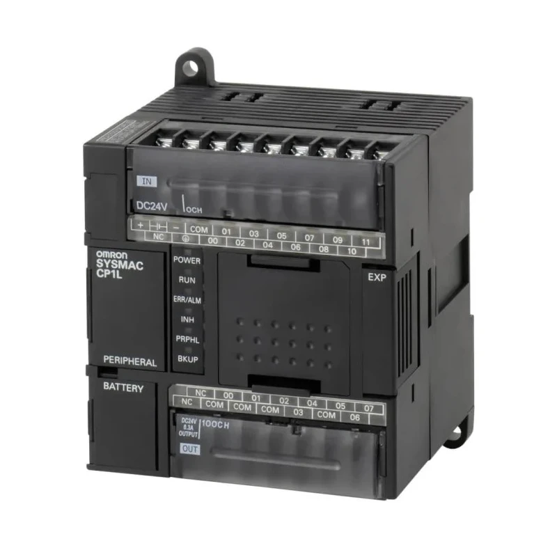 Omron CP1L Series PLC CPU, 8-Input DC Input, 6 Outputs Relay Output, USB Communication, Ladder Logic, DIN Rail Mount 