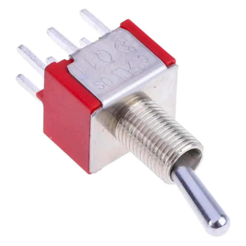 RS PRO DPDT Toggle Switch, PCB Mount, On-On, Through Hole Terminal, 28 V dc, 250 V ac 401-680