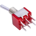 RS PRO DPDT Toggle Switch, PCB Mount, On-On, Through Hole Terminal, 28 V dc, 250 V ac 401-680