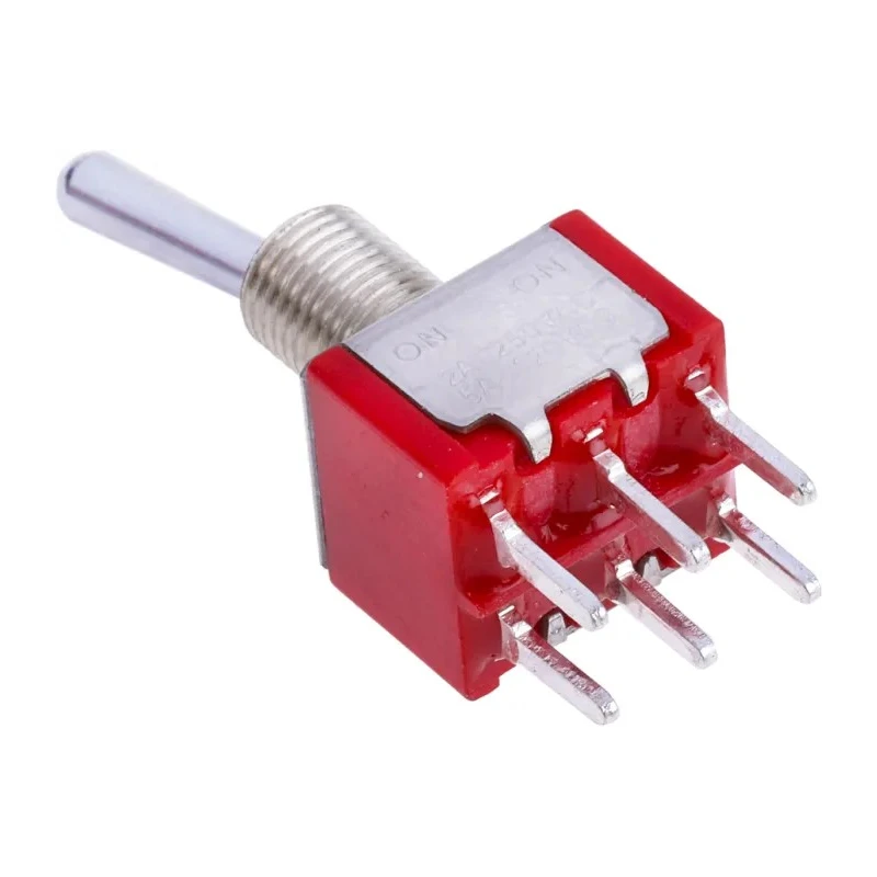 RS PRO DPDT Toggle Switch, PCB Mount, On-On, Through Hole Terminal, 28 V dc, 250 V ac 401-680