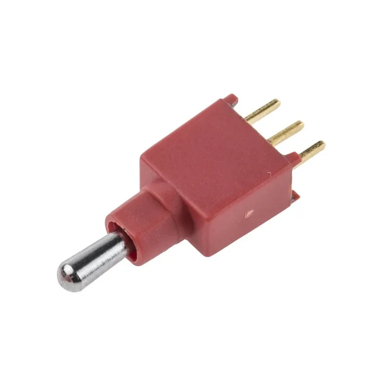 RS PRO PCB Mount Toggle Switch, SPDT On-Off-On, Through Hole Terminal, 15 V DC, 240 V AC, Brass Actuator, IP67, Model 401-696