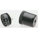 Tempatron 8 Way 240V ac DIN Rail Relay Socket for Octal Relay S8F