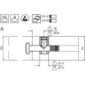 Bosch Rexroth Connecting Component, Quick Connector Type, Galvanised Steel, Compatible with Strut Profiles 30 3842 535 464