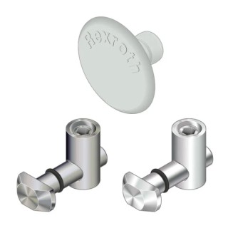 Bosch Rexroth 90° Connector Connecting Component for MGE Series Strut Profiles 40 mm to 60 mm 3842 535 466