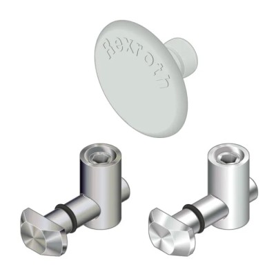 Bosch Rexroth 90° Connector Connecting Component for MGE Series Strut Profiles 40 mm to 60 mm 3842 535 466