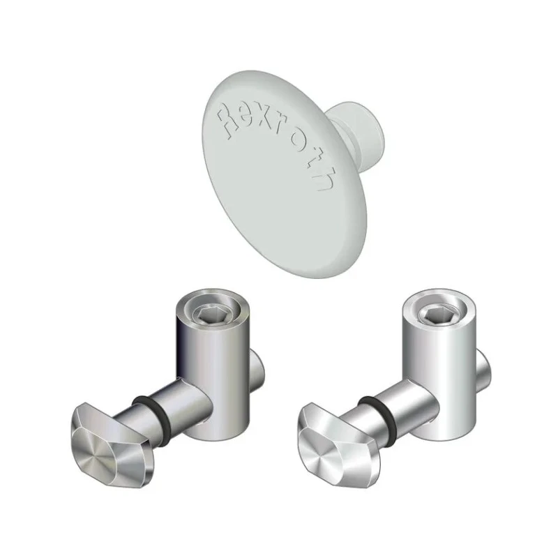 Bosch Rexroth 90° Connector Connecting Component for MGE Series Strut Profiles 40 mm to 60 mm 3842 535 466
