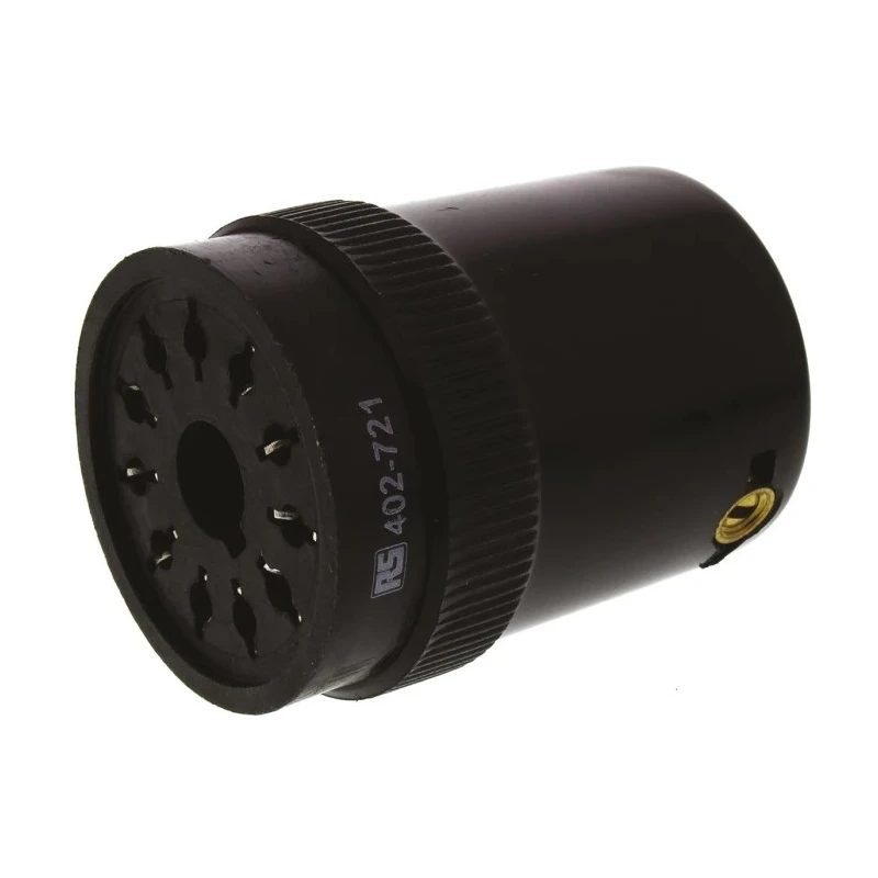 Tempatron 11 Way 240V AC DIN Rail Relay Socket for Use with 11 Pin Relay, Octal Timer, and Octal Relay S11F