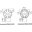 Tempatron 11 Way 240V AC DIN Rail Relay Socket for Use with 11 Pin Relay, Octal Timer, and Octal Relay S11F
