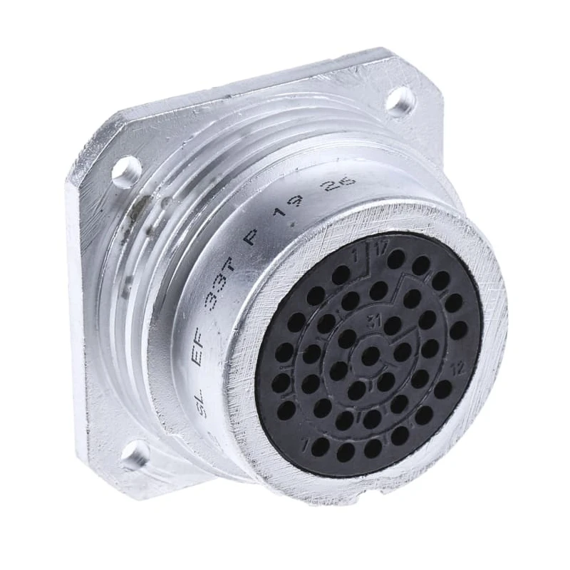 Amphenol Socapex Circular Connector Panel Mount Socket Female 37 Contacts 7.5A 175V IP67 SL EF 337 P