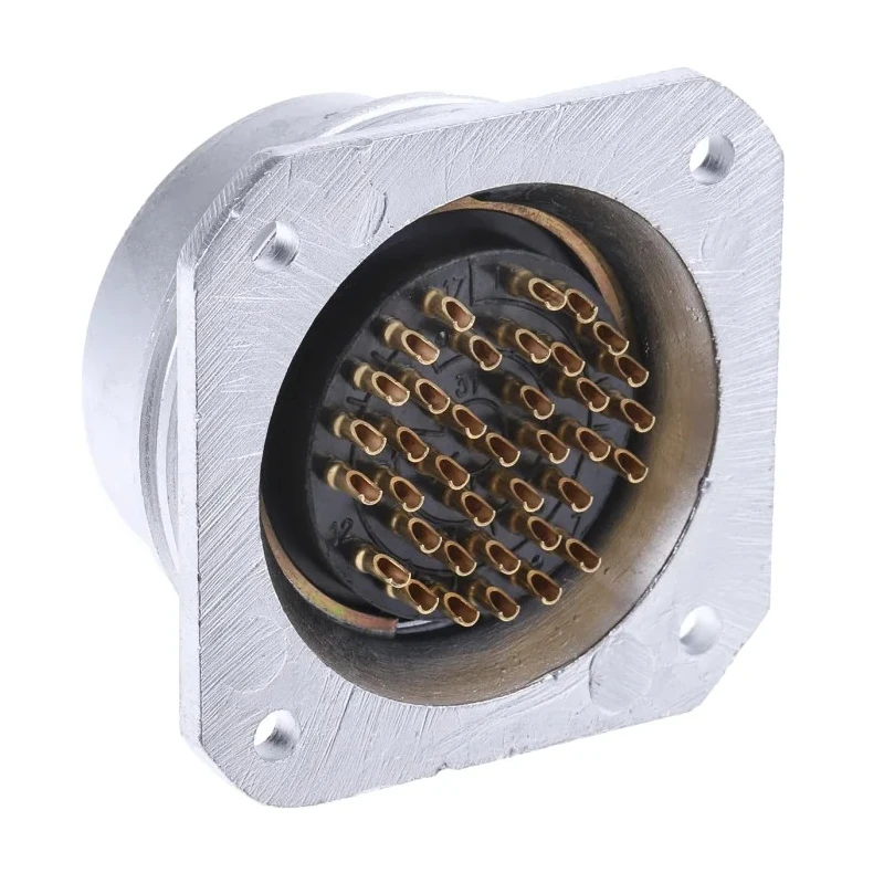 Amphenol Socapex Circular Connector Panel Mount Socket Female 37 Contacts 7.5A 175V IP67 SL EF 337 P