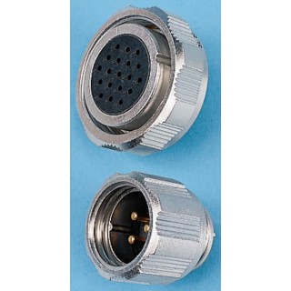 Amphenol Socapex Industrial Circular Connector, 7 Contacts, Cable Mount, Plug Female, IP67, Metal Housing, 480V SL BF 37 Y