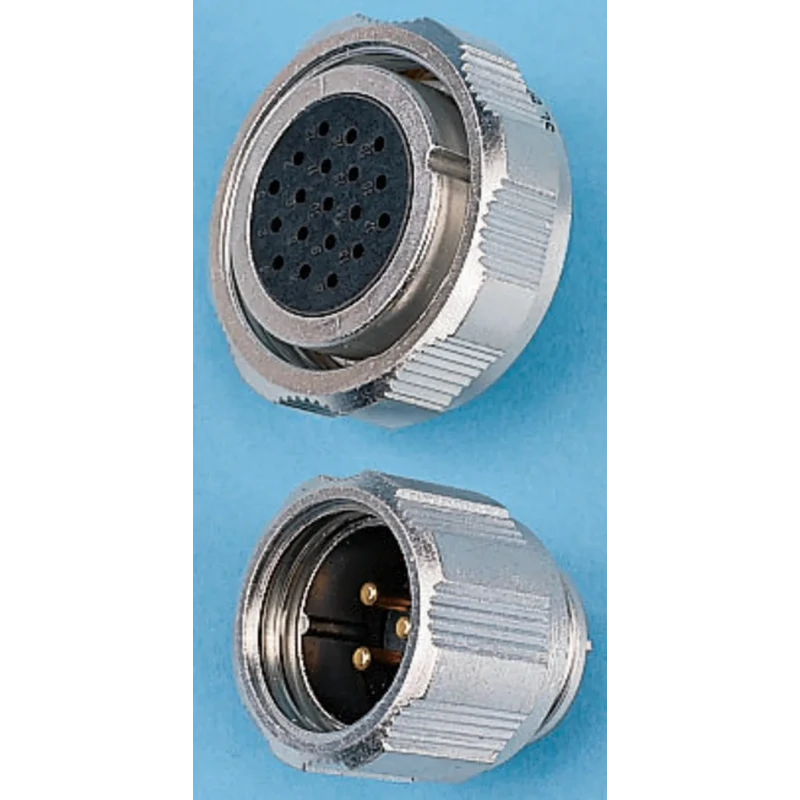 Amphenol Socapex Industrial Circular Connector, 7 Contacts, Cable Mount, Plug Female, IP67, Metal Housing, 480V SL BF 37 Y