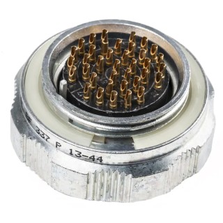 Amphenol Socapex Industrial Circular Connector Cable Mount Socket Female 37 Contacts IP67 175V 7.5A Aluminium SL BF 337 P