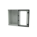 RS PRO Fibreglass Reinforced Polyester Wall Box with IP66 Transparent Door 500mm x 400mm x 200mm 192-7125