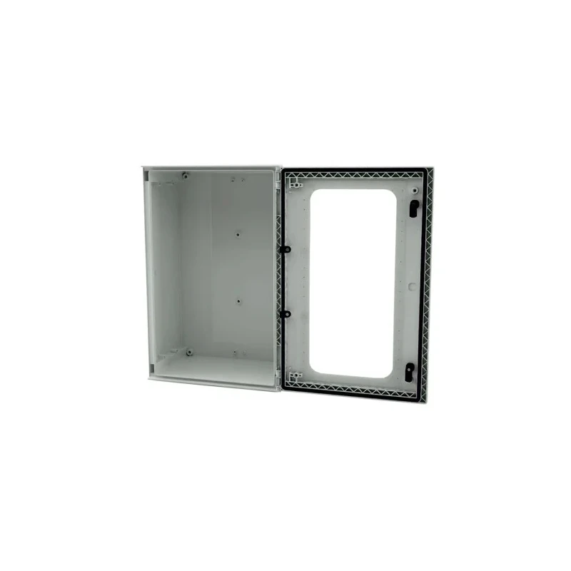 RS PRO Fibreglass Reinforced Polyester Wall Box with IP66 Transparent Door 500mm x 400mm x 200mm 192-7125