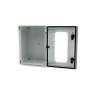 RS PRO Fibreglass Reinforced Polyester Wall Box IP66 Transparent Door 400 mm x 300 mm x 200 mm 192-7124