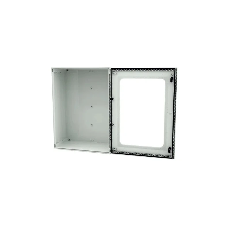 RS PRO Fibreglass Reinforced Polyester Wall Box IP66 Transparent Door 600 mm x 500 mm x 230 mm 192-7127