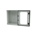 RS PRO Fibreglass Reinforced Polyester Wall Box IP66 Transparent Door 600mm x 400mm x 230mm 192-7126