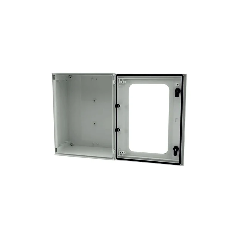 RS PRO Fibreglass Reinforced Polyester Wall Box IP66 Transparent Door 600mm x 400mm x 230mm 192-7126
