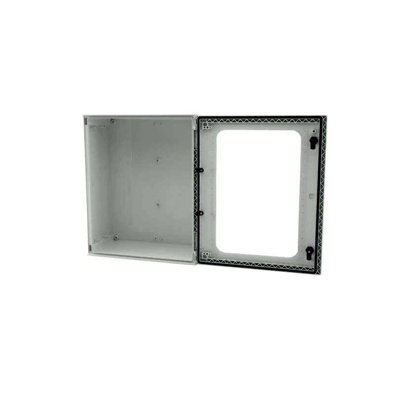 RS PRO Fibreglass Reinforced Polyester Wall Box IP66 Transparent Door 800mm x 600mm x 300mm 192-7129