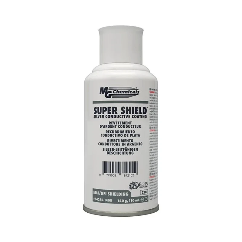 MG Chemicals Silver Acrylic Resin Conductive Lacquer Aerosol 132 ml 842AR-140G