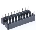 Winslow W3100 2.54 mm Pitch Vertical 20 Way Through Hole Stamped Pin Open Frame DIL Socket 10A W3120TRC
