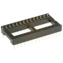 Winslow W3100 2.54 mm Pitch Vertical 28 Way Through Hole Stamped Pin Open Frame DIL Socket 10A W3128TRC