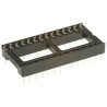 Winslow W3100 2.54 mm Pitch Vertical 28 Way Through Hole Stamped Pin Open Frame DIL Socket 10A W3128TRC