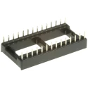 Winslow W3100 2.54 mm Pitch Vertical 28 Way Through Hole Stamped Pin Open Frame DIL Socket 10A W3128TRC