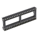Winslow W3100 2.54 mm Pitch Vertical 40 Way Through Hole Stamped Pin Open Frame DIL Socket 10A W3140TRC