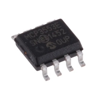 Microchip Delta Sigma 22 bit ADC 60 SPS Surface Mount SPI Interface 8-Pin SOIC MCP3553-E/SN