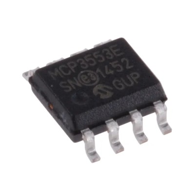 Microchip Delta Sigma 22 bit ADC 60 SPS Surface Mount SPI Interface 8-Pin SOIC MCP3553-E/SN