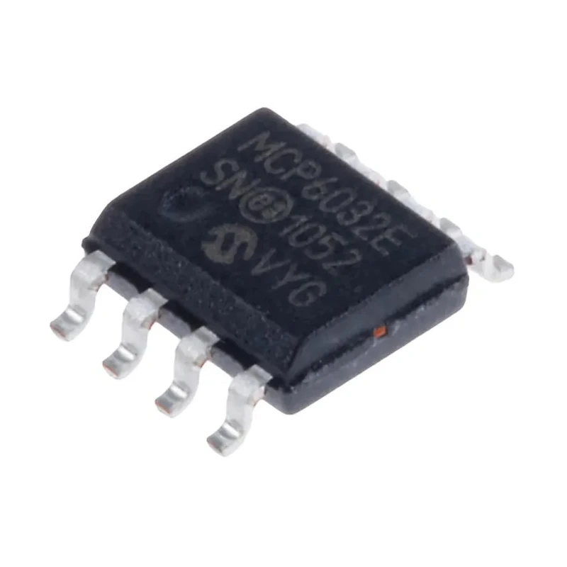 Microchip Operational Amplifier MCP6032-E/SN 10 kHz Gain Bandwidth 5.5 V SOIC, 8-Pin Dual Channel MCP6032-E/SN