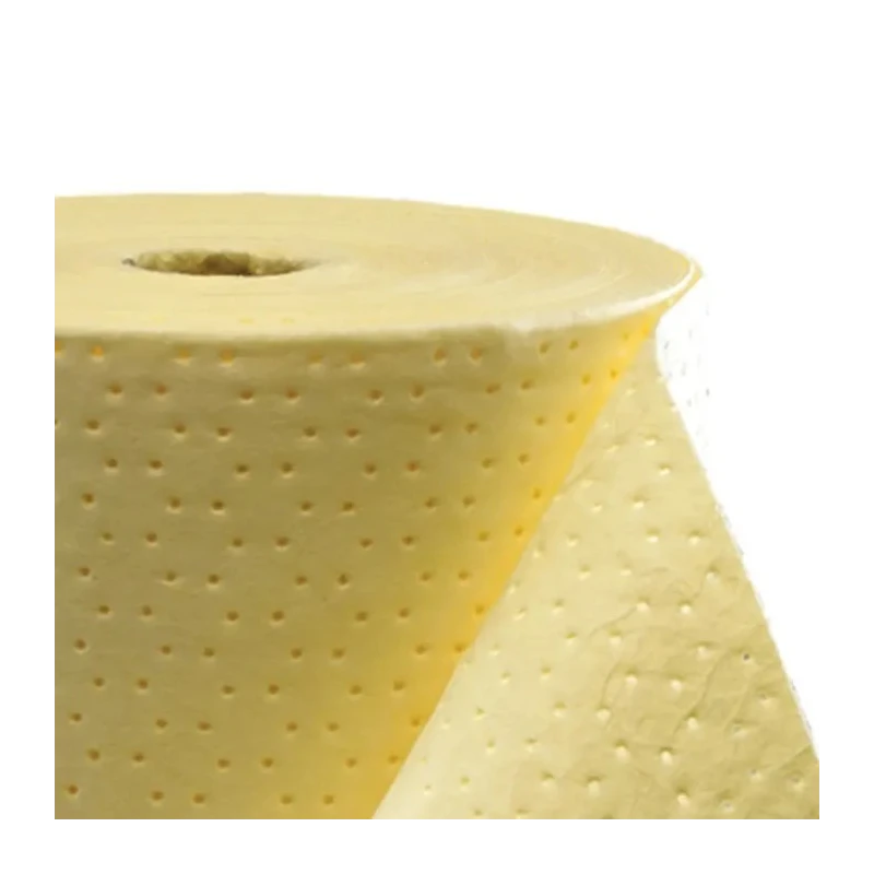 Ecospill Ltd Spill Absorbent Premier Roll for Chemical Use, 80L Capacity, 40m x 500mm, Yellow C0405040