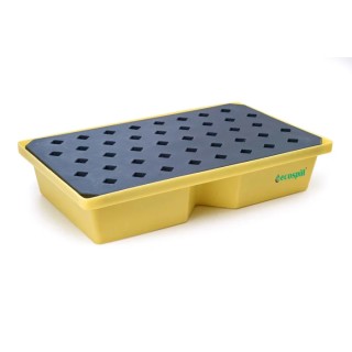 Ecospill Ltd Polyethylene Spill Tray Yellow 60 L Capacity 1m x 605mm R3340808
