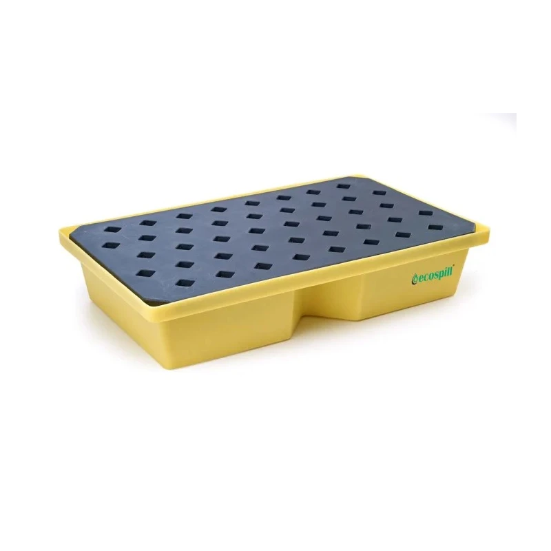 Ecospill Ltd Polyethylene Spill Tray Yellow 60 L Capacity 1m x 605mm R3340808