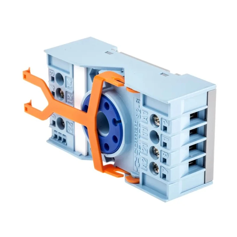 Releco 8 Contact 10A 300V AC DIN Rail Relay Socket for MRC Series 8-Pin Relay S2-B