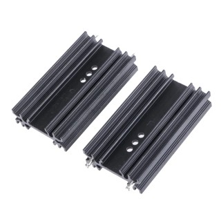 AAVID THERMALLOY Heatsink for Packages TO-218 TO-220 TO-247 Black Anodised Extruded Aluminium 7°C/W 63 mm 12.5 mm 34.5 TO3P