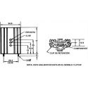 AAVID THERMALLOY Heatsink for Packages TO-218 TO-220 TO-247 Black Anodised Extruded Aluminium 7°C/W 63 mm 12.5 mm 34.5 TO3P
