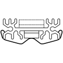 AAVID THERMALLOY Heatsink Clip for Use with TO-220, TO-247, TO-218 439647