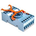 Releco 11 Way 250V AC DIN Rail Relay Socket with Screw Terminals for MRC Series 11-Pin Relay S3-B